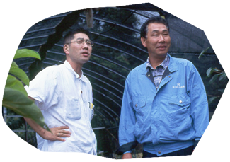 Tatsuo Miyajima (Left) and Masayuki Ebinuma (Right)